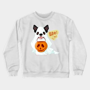 Boo the halloween dog Crewneck Sweatshirt